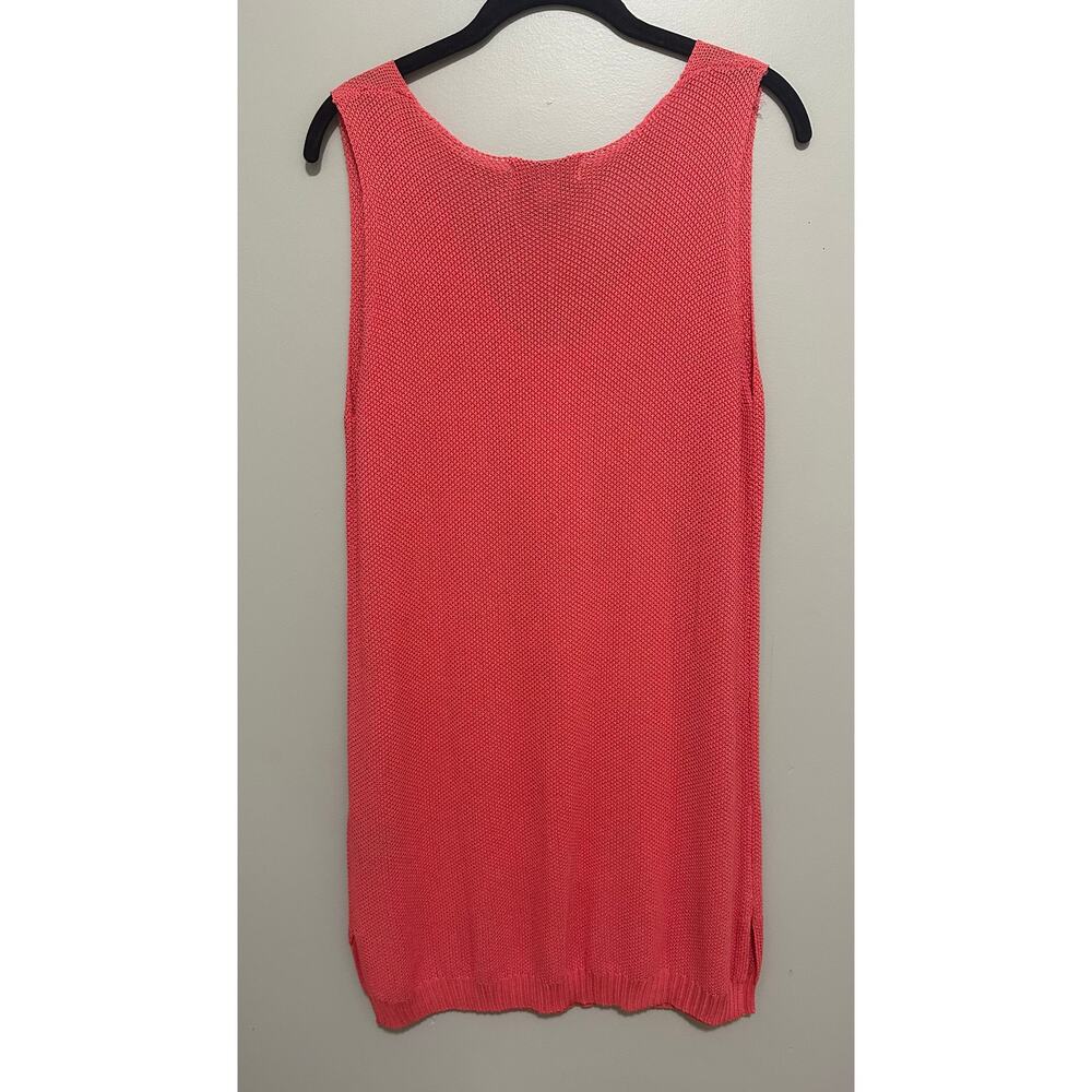 Charlie Paige Coral Top Size Large/XL Swim cover up vacation beach coastal - Picture 7 of 9